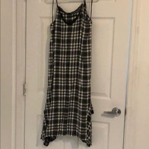 Zara Dress M Plaid BNWT